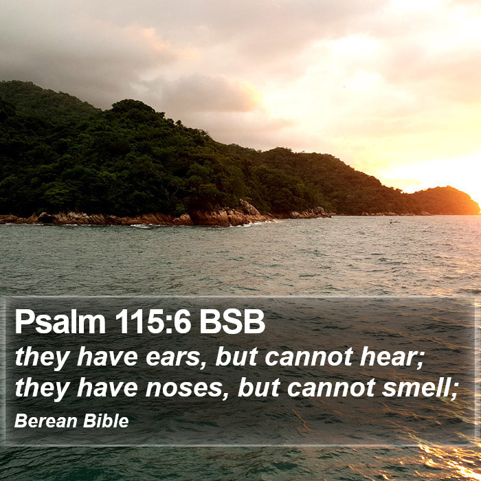 Psalms 115:6 BSB Bible Study