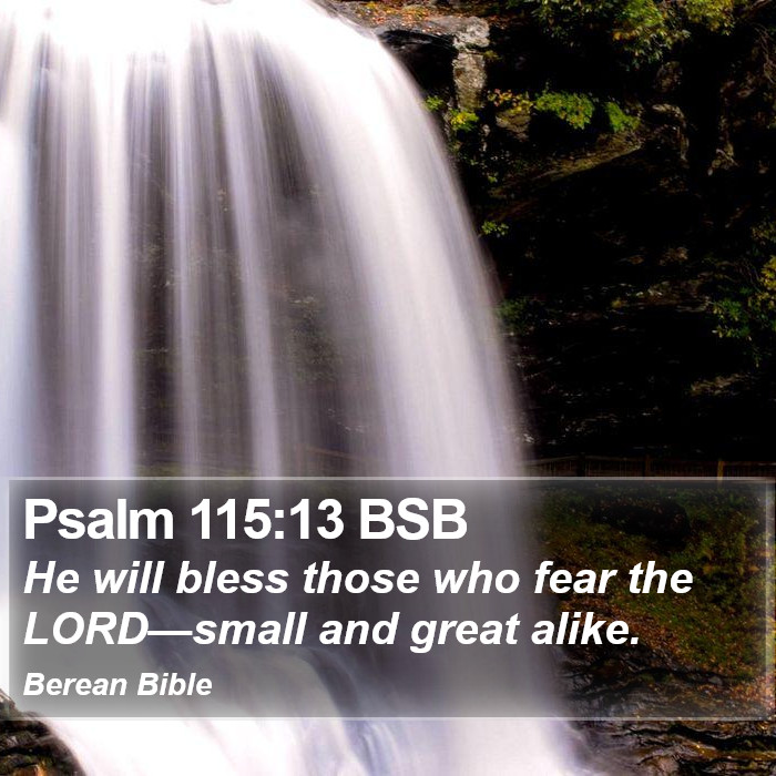 Psalms 115:13 BSB Bible Study