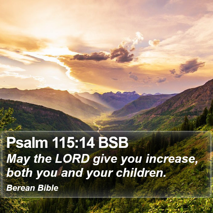 Psalms 115:14 BSB Bible Study