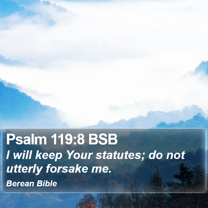 Psalms 119:8 BSB Bible Study