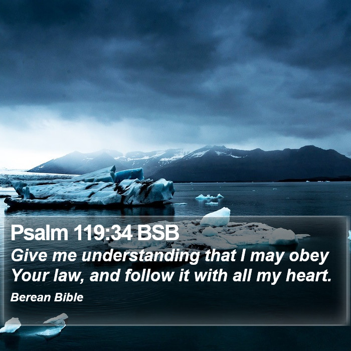 Psalms 119:34 BSB Bible Study