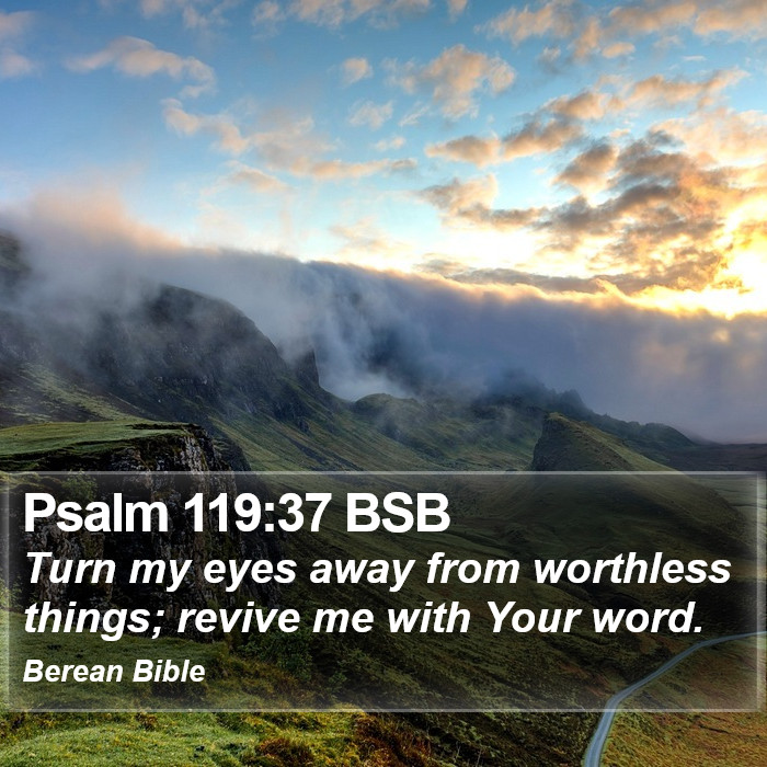 Psalms 119:37 BSB Bible Study