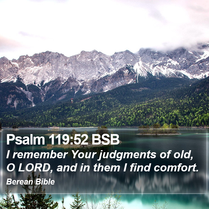 Psalms 119:52 BSB Bible Study