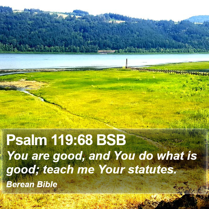 Psalms 119:68 BSB Bible Study