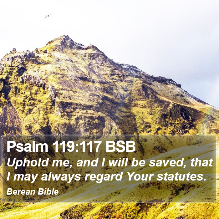 Psalms 119:117 BSB Bible Study