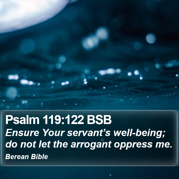 Psalms 119:122 BSB Bible Study