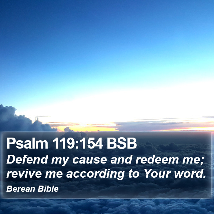 Psalms 119:154 BSB Bible Study