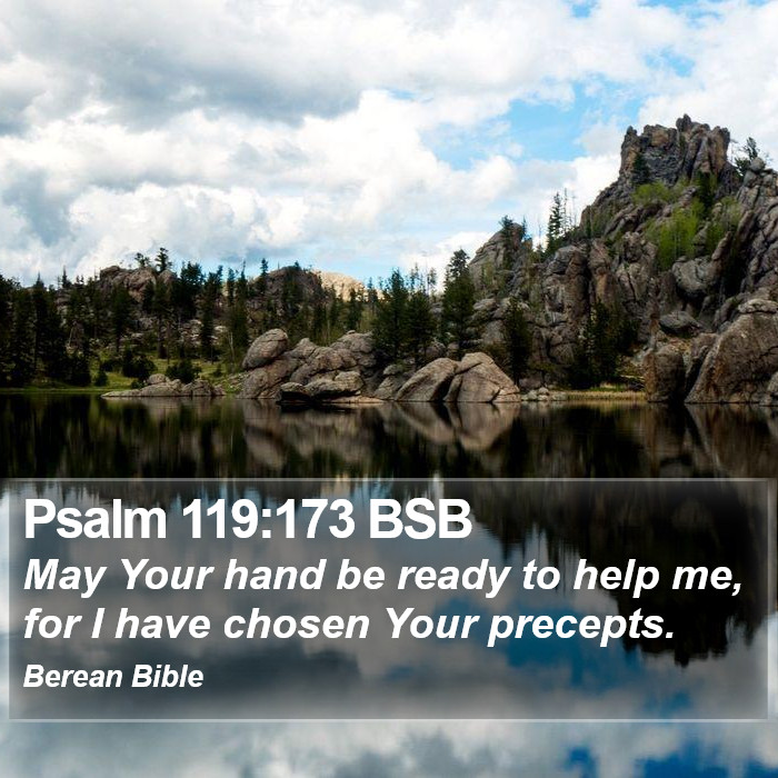 Psalms 119:173 BSB Bible Study