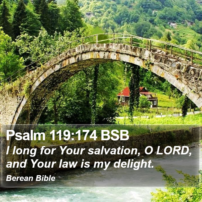 Psalms 119:174 BSB Bible Study