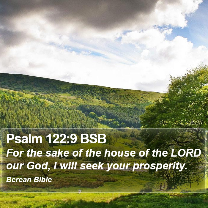 Psalms 122:9 BSB Bible Study