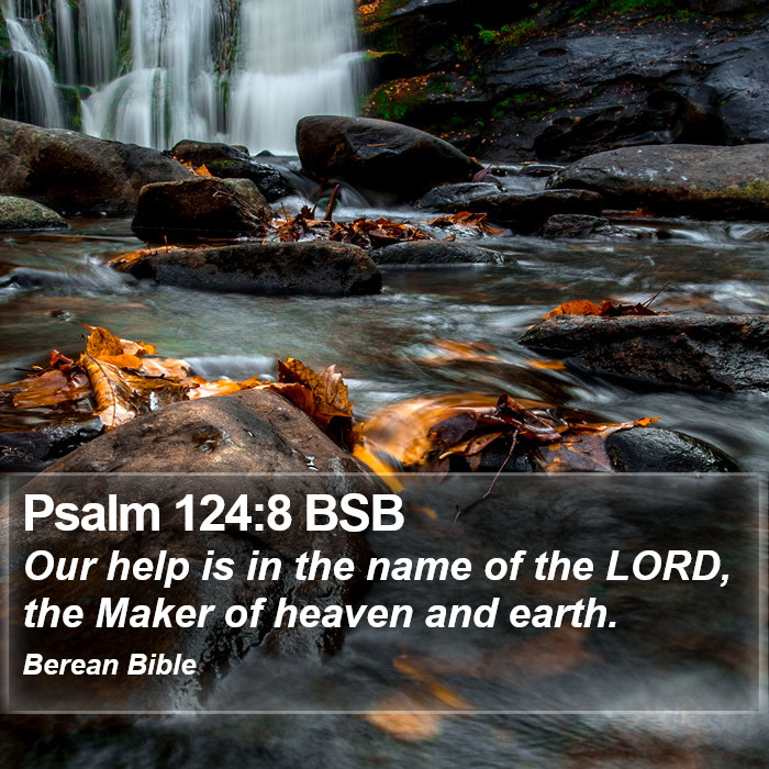 Psalms 124:8 BSB Bible Study