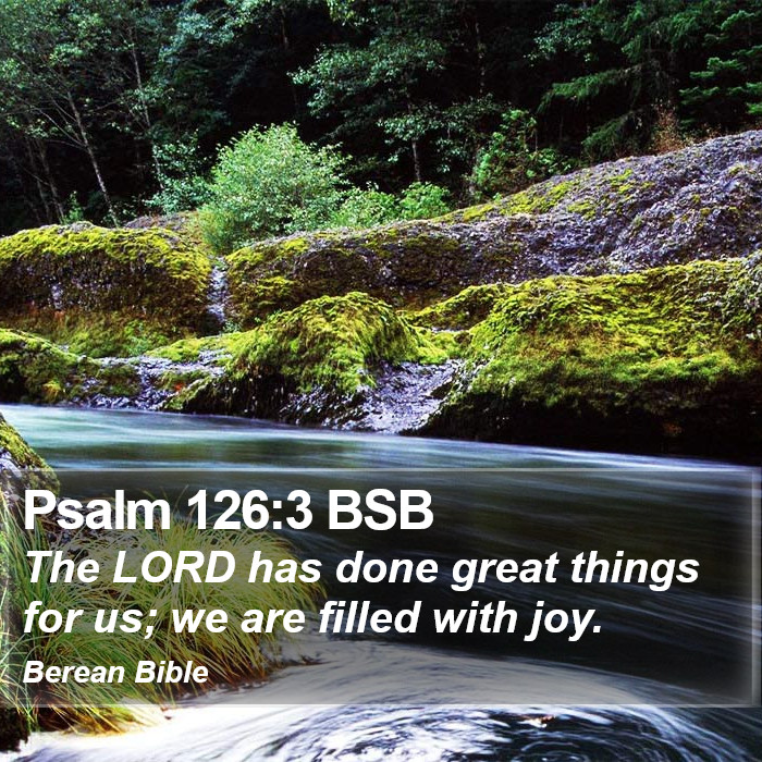 Psalms 126:3 BSB Bible Study