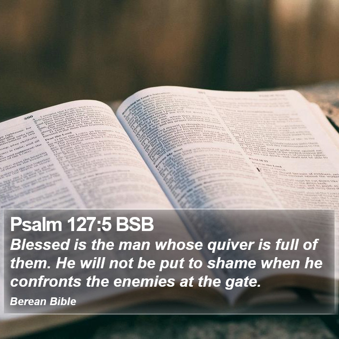 Psalms 127:5 BSB Bible Study