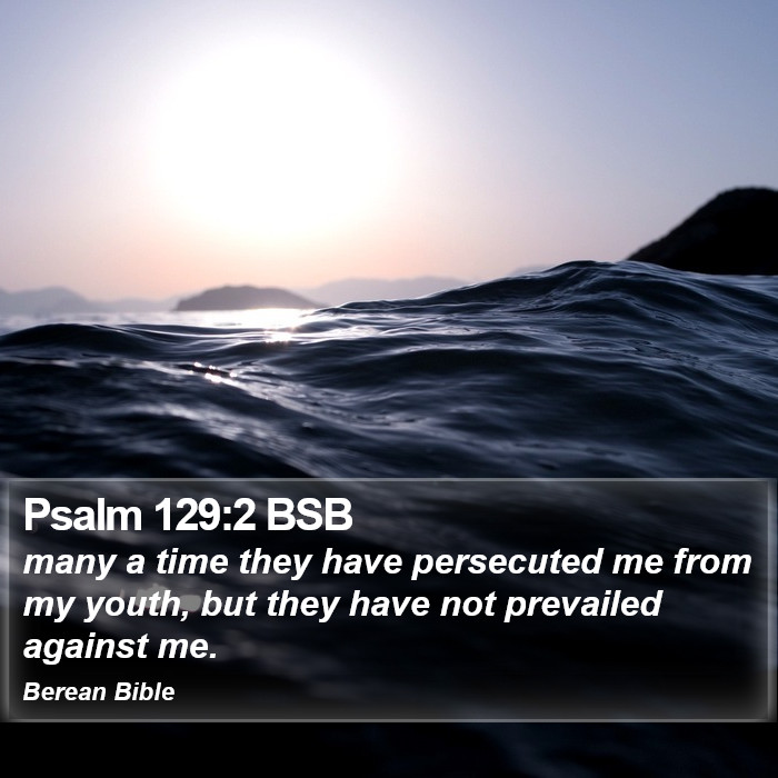 Psalms 129:2 BSB Bible Study