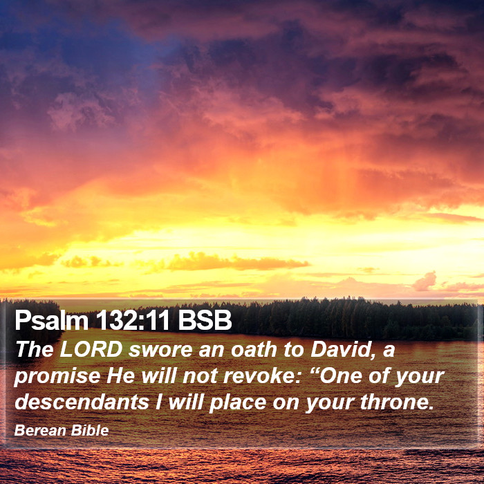 Psalms 132:11 BSB Bible Study