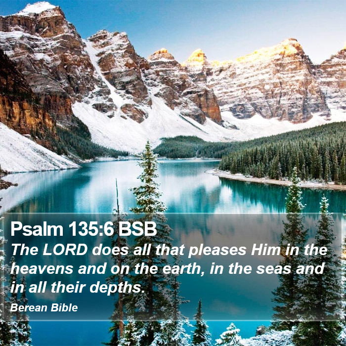 Psalms 135:6 BSB Bible Study