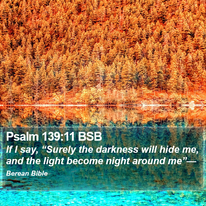 Psalms 139:11 BSB Bible Study