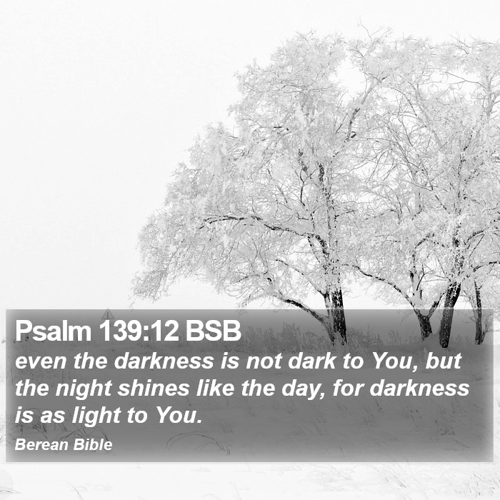 Psalms 139:12 BSB Bible Study