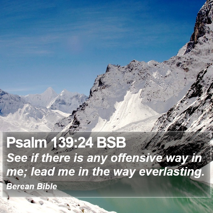 Psalms 139:24 BSB Bible Study