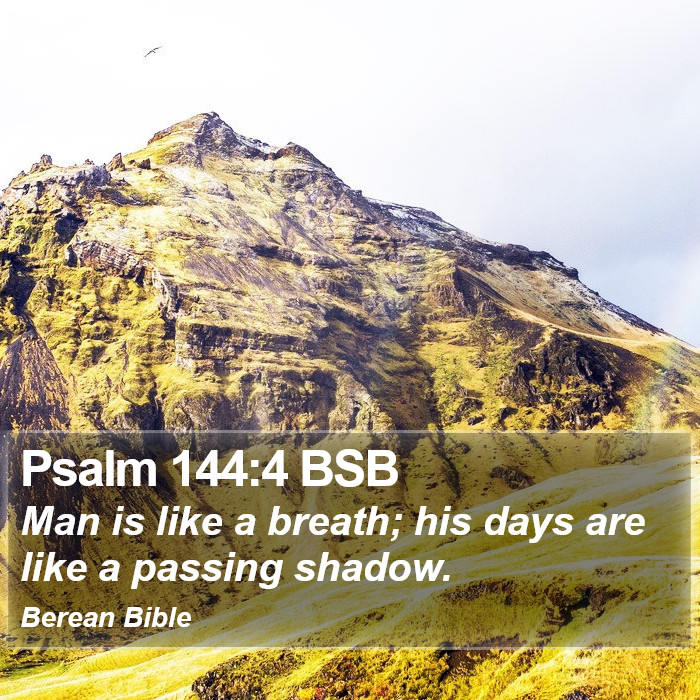 Psalms 144:4 BSB Bible Study