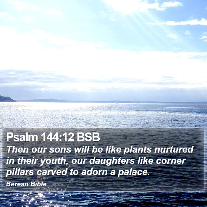 Psalms 144:12 BSB Bible Study