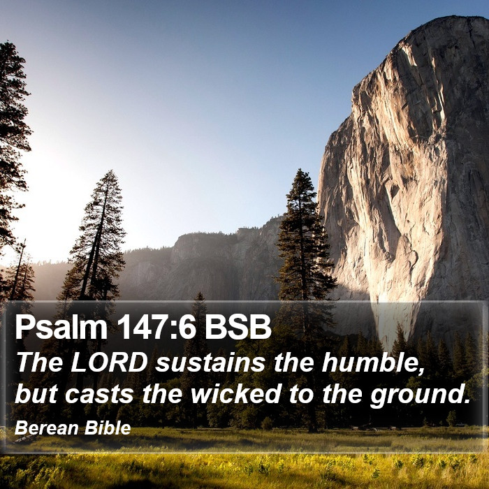 Psalms 147:6 BSB Bible Study