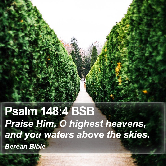 Psalms 148:4 BSB Bible Study