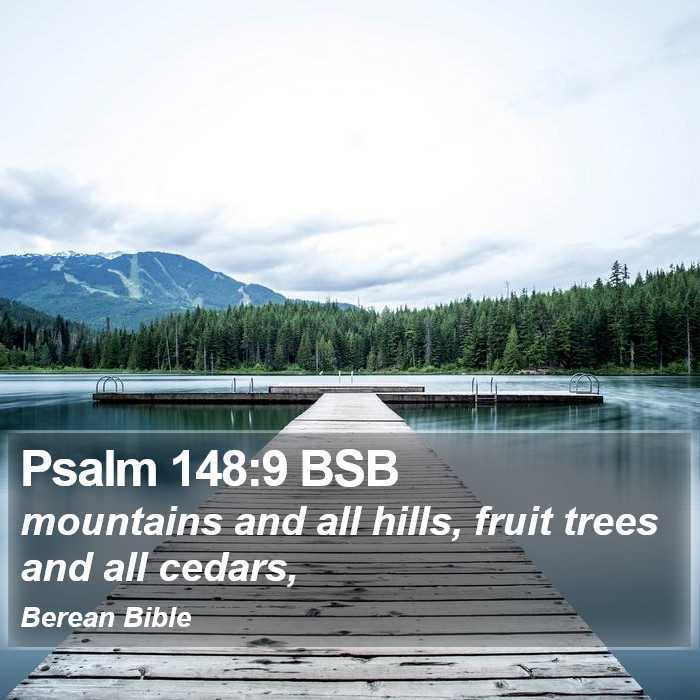 Psalms 148:9 BSB Bible Study