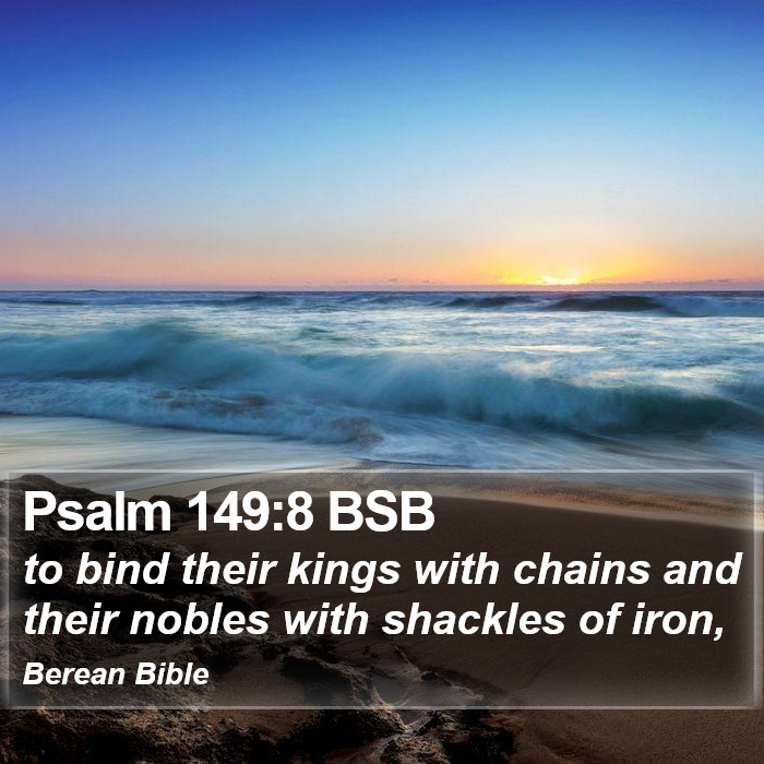 Psalms 149:8 BSB Bible Study