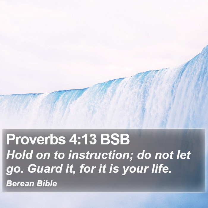 Proverbs 4:13 BSB Bible Study