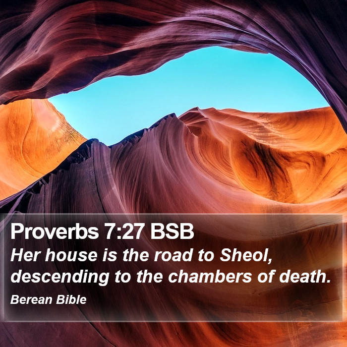 Proverbs 7:27 BSB Bible Study