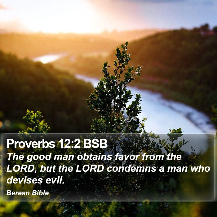 Proverbs 12:2 BSB Bible Study