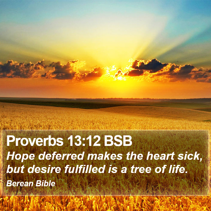 Proverbs 13:12 BSB Bible Study