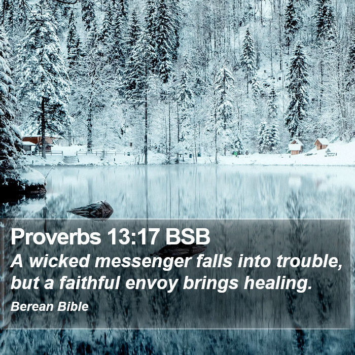 Proverbs 13:17 BSB Bible Study