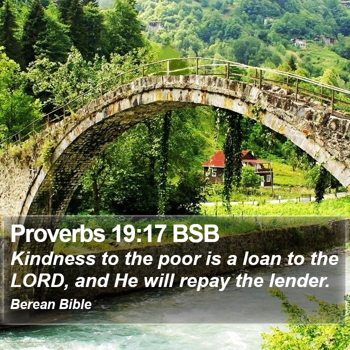 Proverbs 19:17 BSB Bible Study