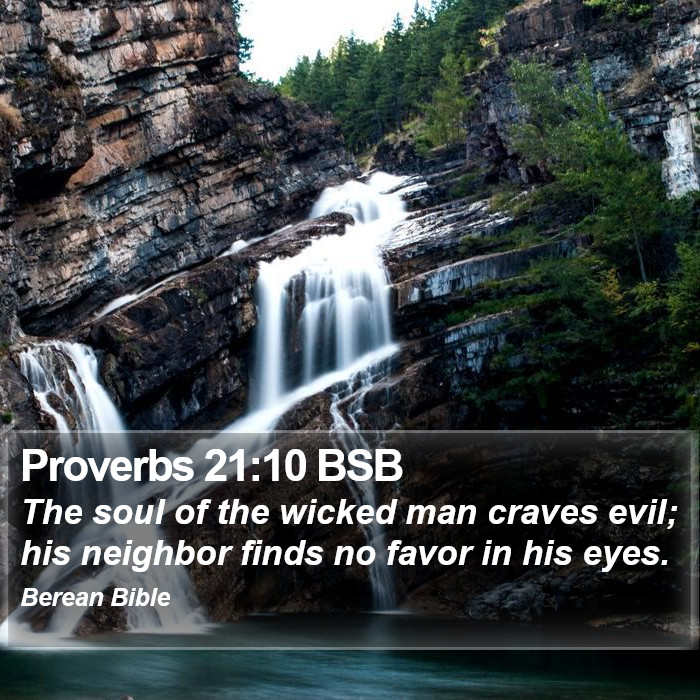 Proverbs 21:10 BSB Bible Study