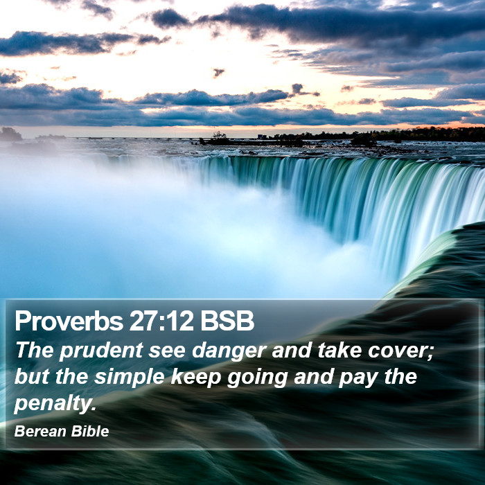 Proverbs 27:12 BSB Bible Study