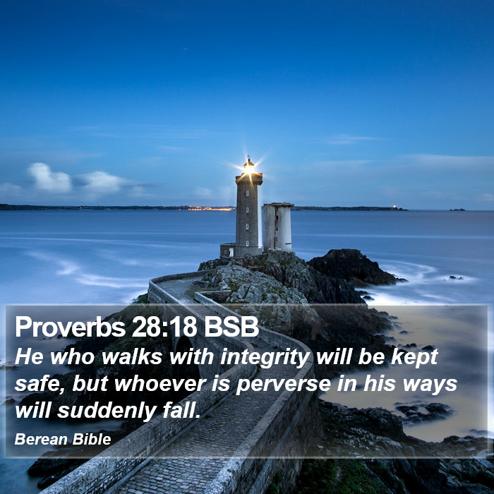 Proverbs 28:18 BSB Bible Study