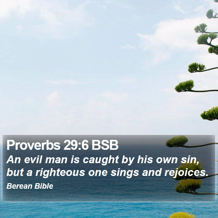 Proverbs 29:6 BSB Bible Study