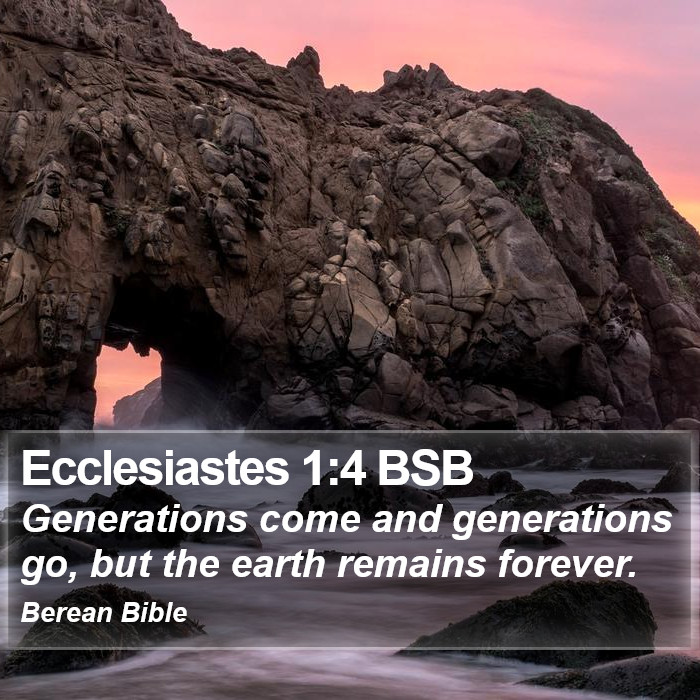 Ecclesiastes 1:4 BSB Bible Study