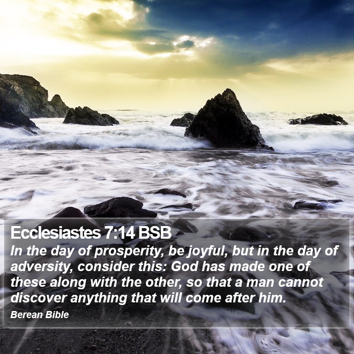 Ecclesiastes 7:14 BSB Bible Study