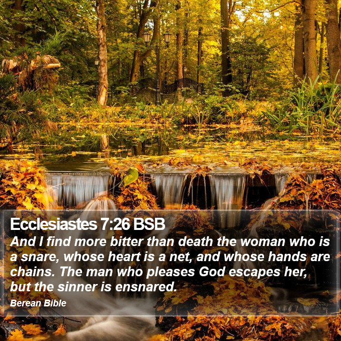 Ecclesiastes 7:26 BSB Bible Study