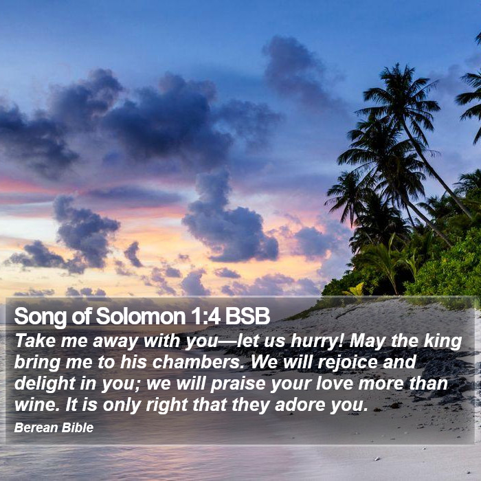 Song of Solomon 1:4 BSB Bible Study