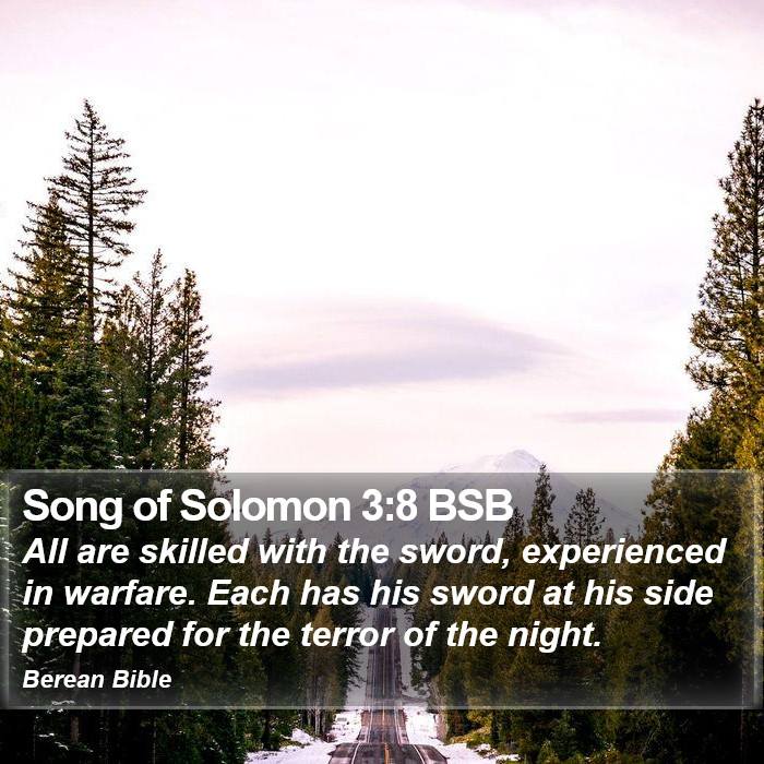 Song of Solomon 3:8 BSB Bible Study