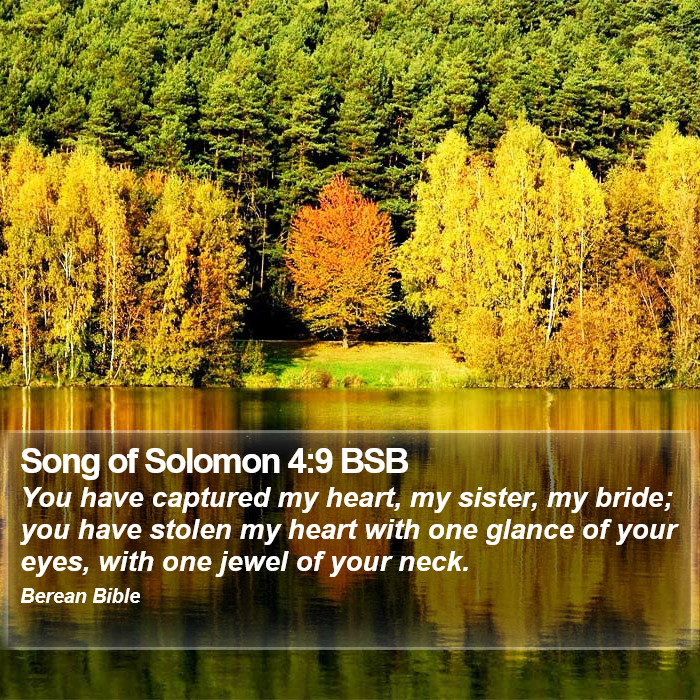 Song of Solomon 4:9 BSB Bible Study