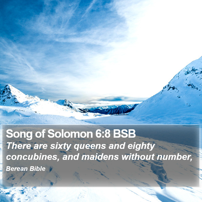 Song of Solomon 6:8 BSB Bible Study