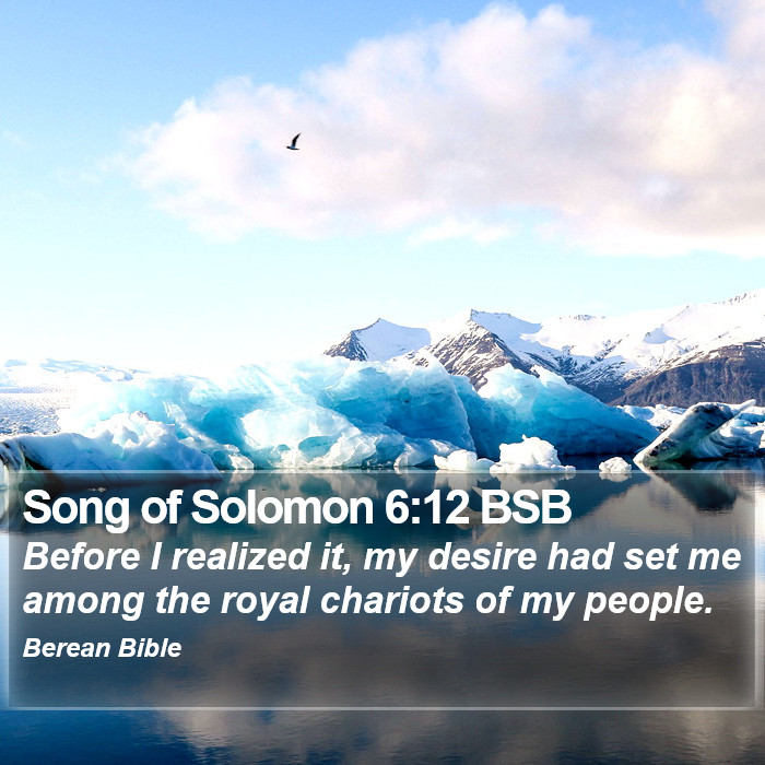 Song of Solomon 6:12 BSB Bible Study