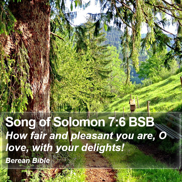 Song of Solomon 7:6 BSB Bible Study