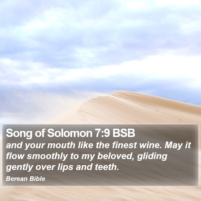 Song of Solomon 7:9 BSB Bible Study