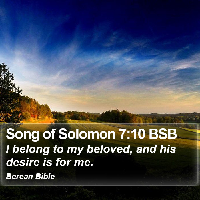 Song of Solomon 7:10 BSB Bible Study